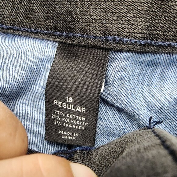 Lane Bryant Jeans Womens 18 Blue Stretch High Rise Skinny *GUC* - Picture 4 of 15